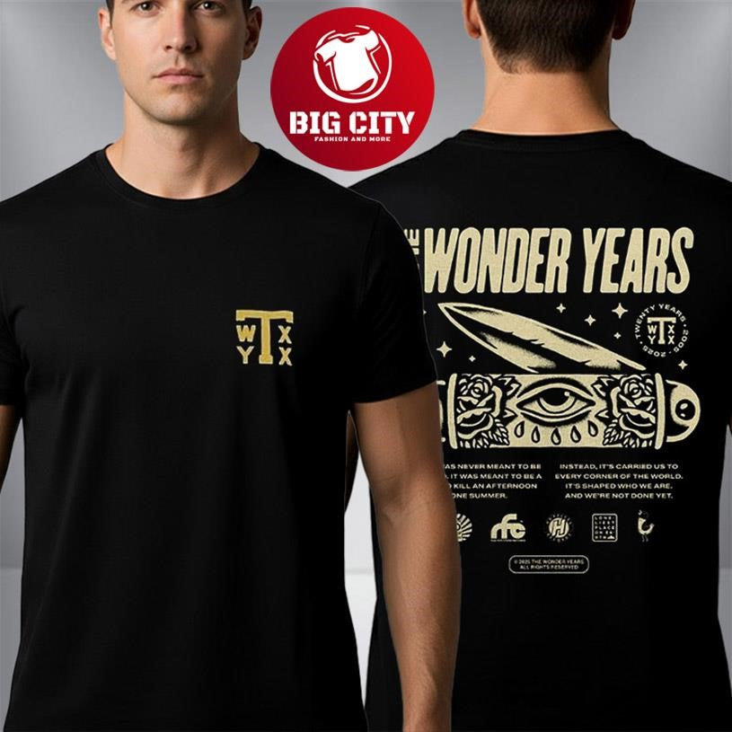 The Wonder Years 20 Year Anniversary Carhartt Midweight Two Sided Shirt