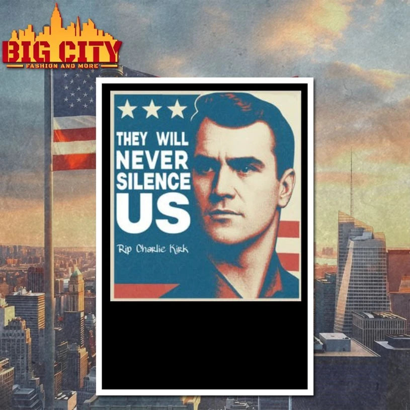 They Will Never Silence Us Rip Charlie Kirk shirts