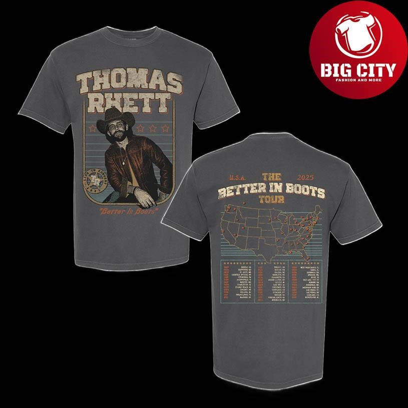 Thomas Rhett Better In Boots Tour Photo 2025 New Shirt