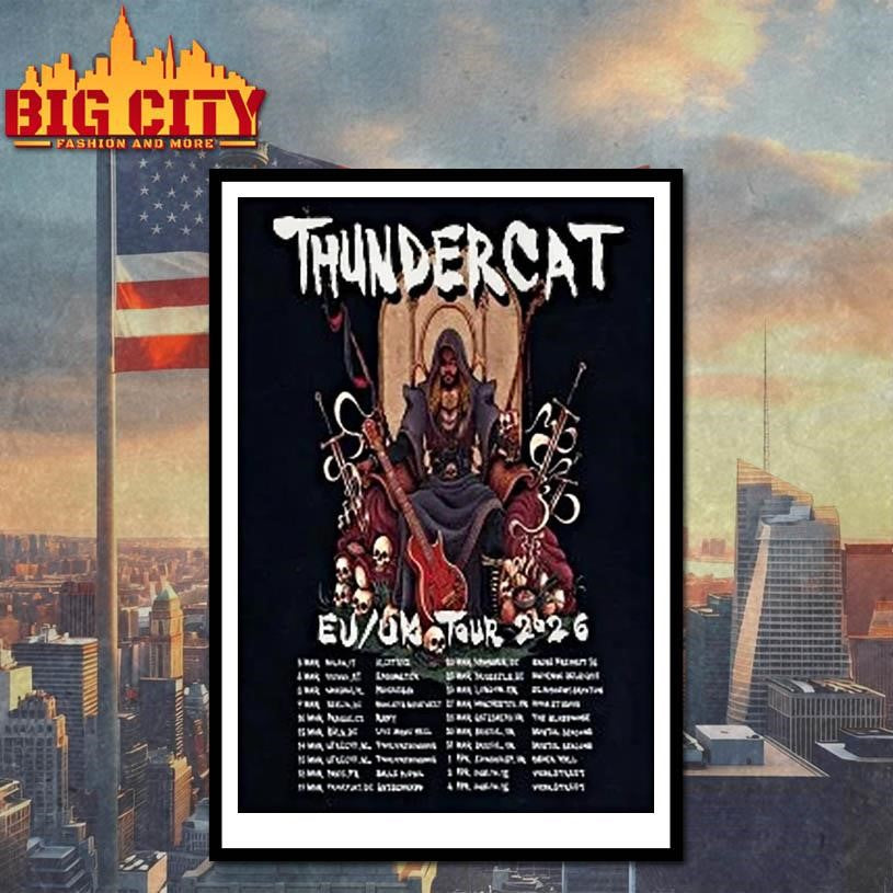 Thundercat Eu Uk 2026 Tour Shirt