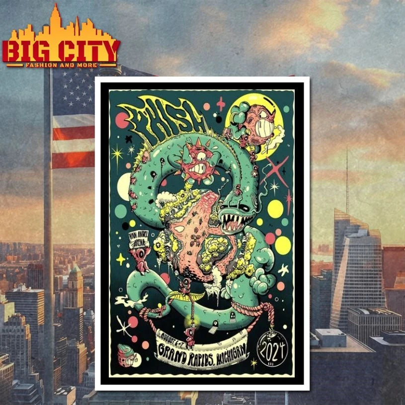 Tour Phish In Grand Rapids, MI On August 6, 2024 Poster Shirt