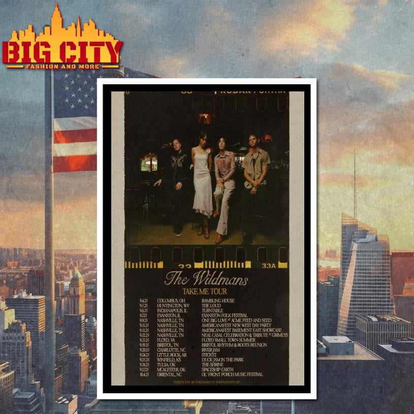 Tour The Wildmans Poster Limited 2025 Shirt