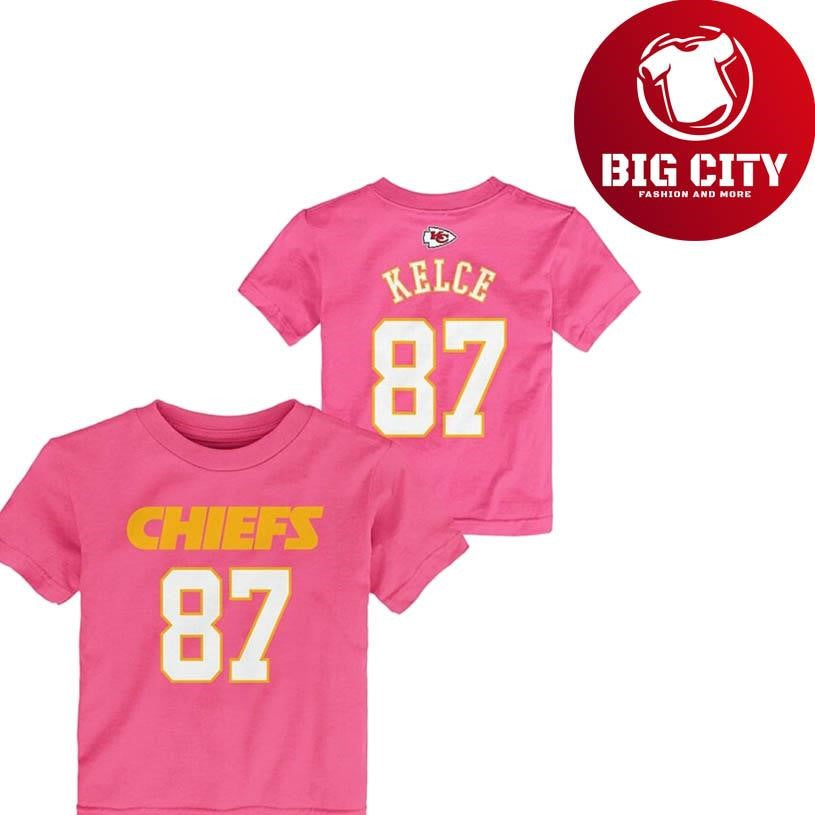 Travis Kelce Outer Stuff Kansas City Chiefs Toddler Two Sided Shirt