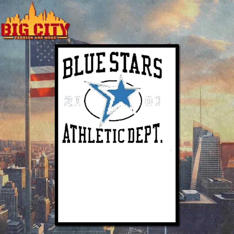 Treaty Oak Revival Blue Stars Athletic Dept Shirt