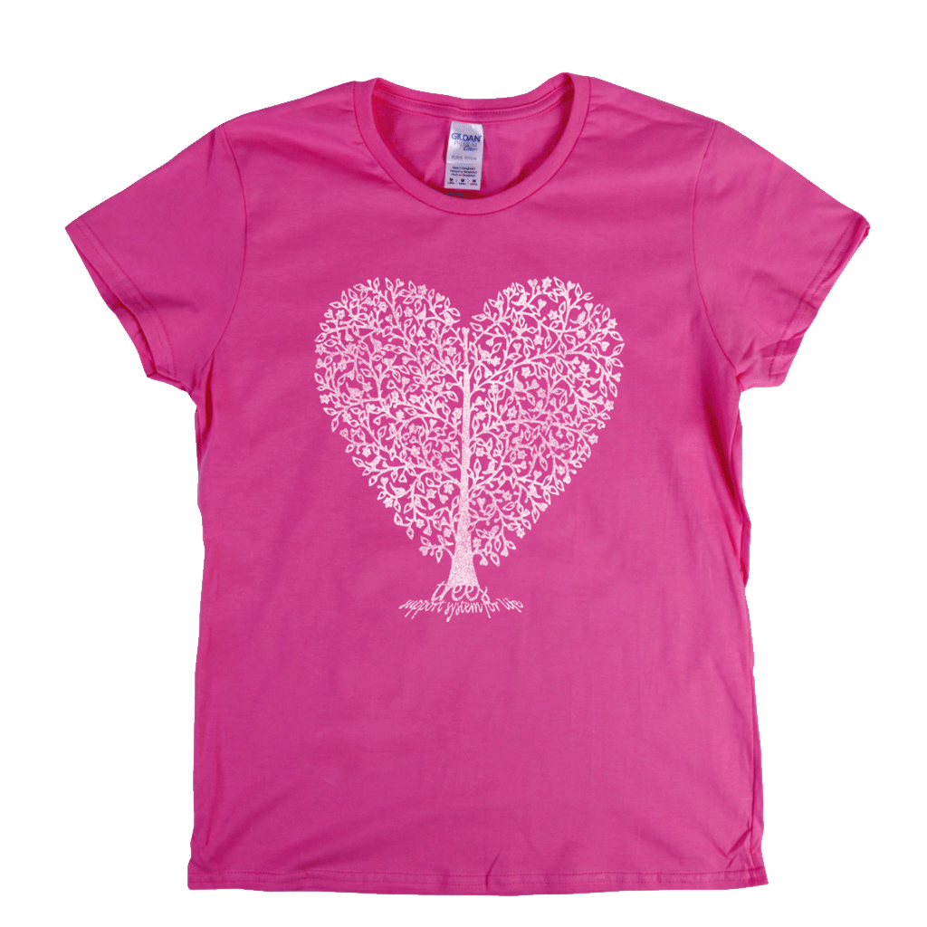 Trees Support System For Life Heart T-shirt Style001