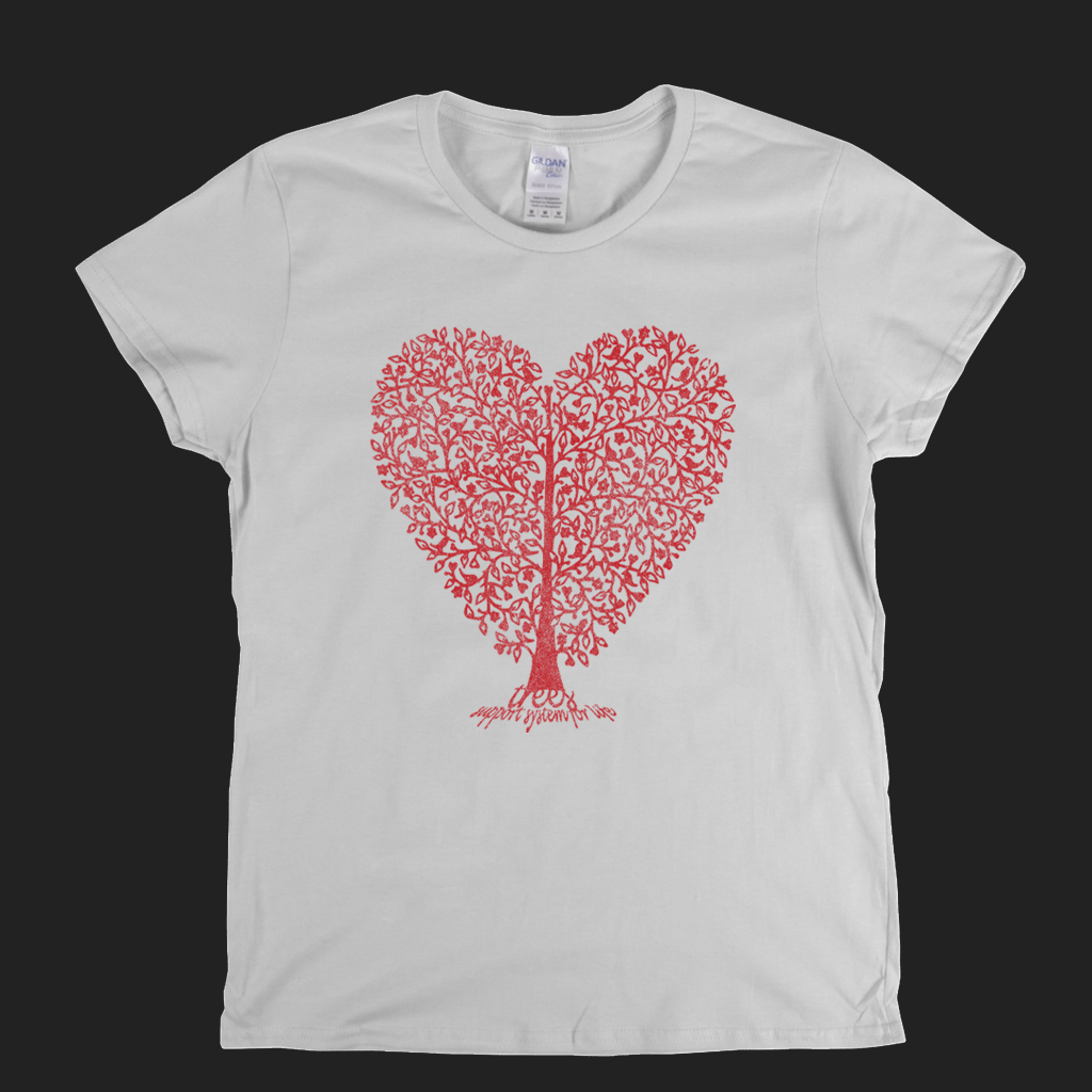 Trees Support System For Life Heart T-shirt Style001