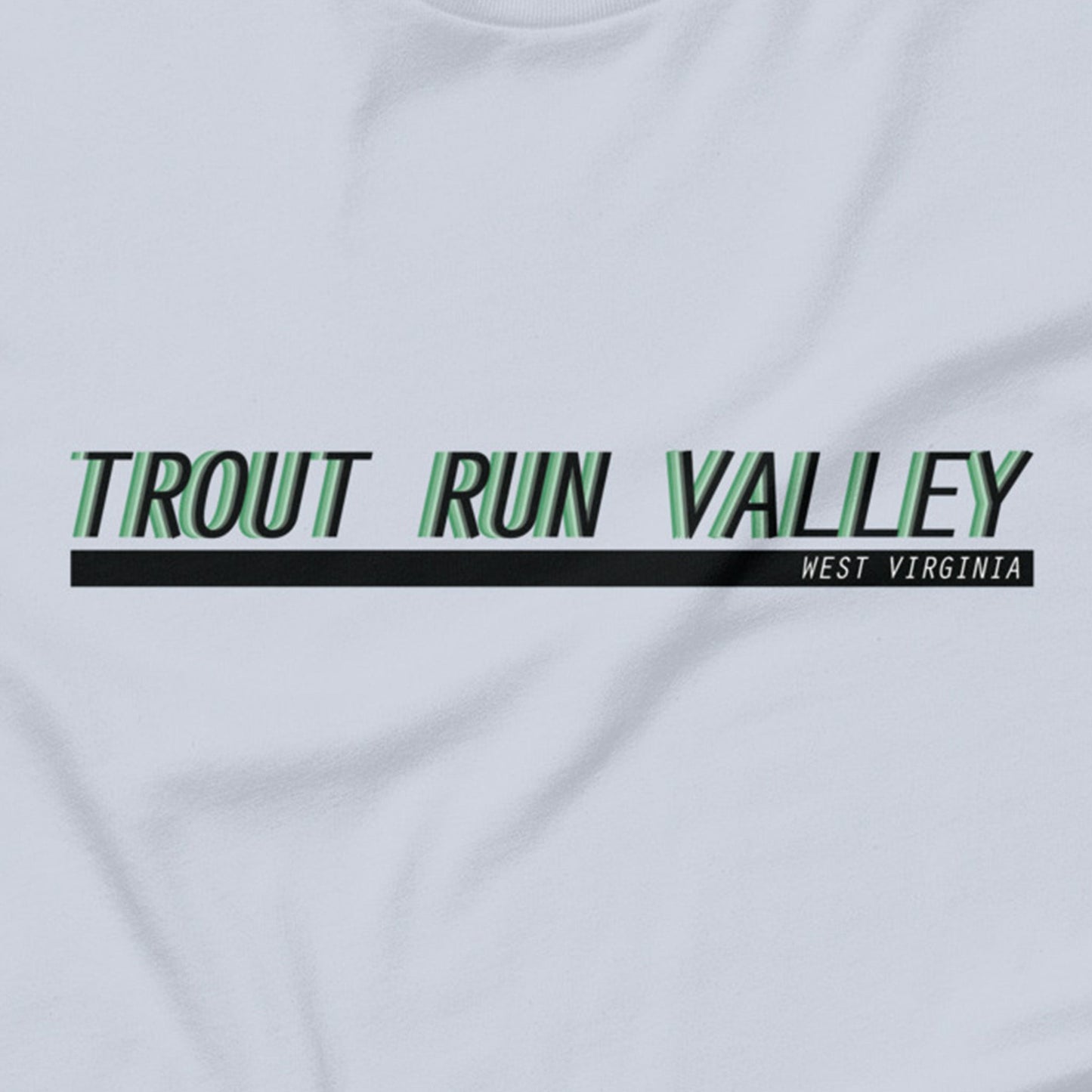 Trout Run Valley - Serif - Unisex T-Shirt