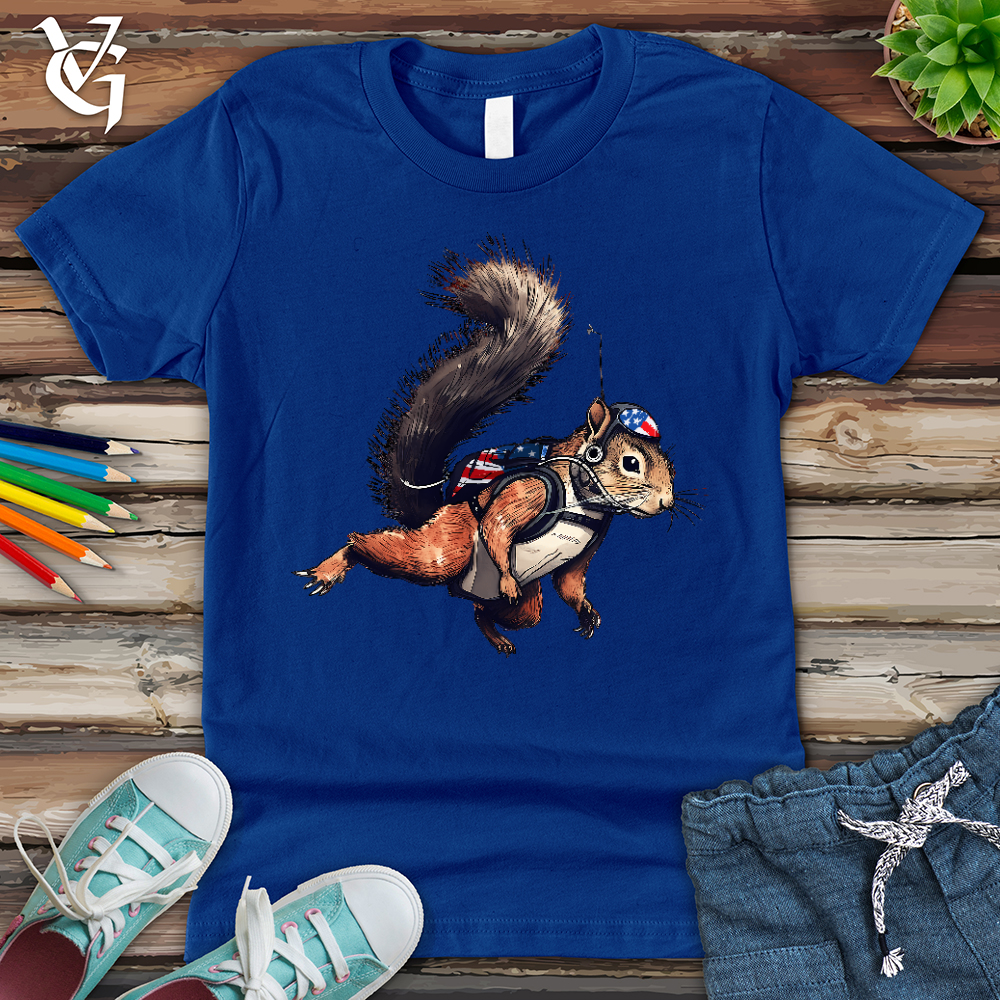 American Skydiving Squirrel Youth Tee