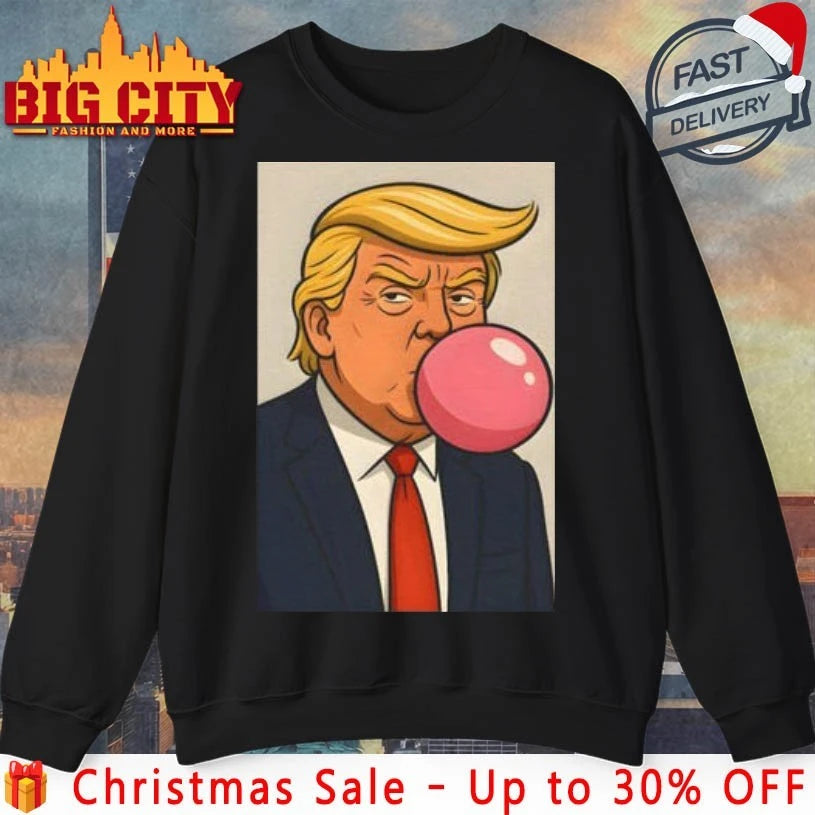 Trump Blowing Bubble Bubba Gum Shirt