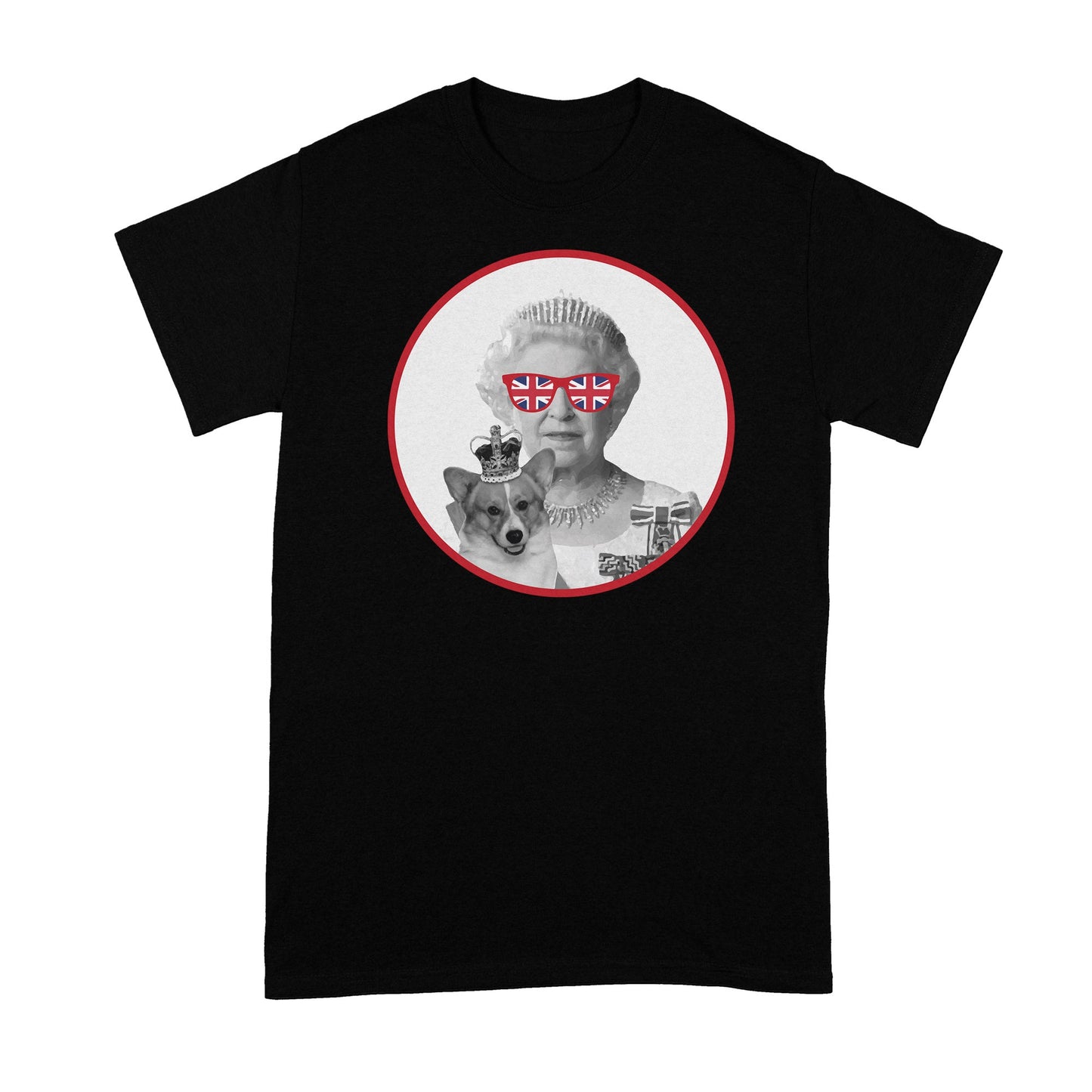 Queen Elizabeth Tshirt Her Majesty Shirt United Kingdom T-Shirt Welsh Corgi T Shirts Rest in Peace