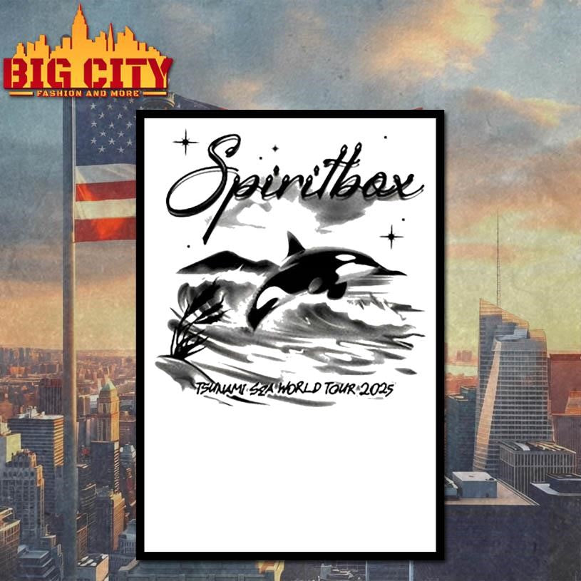 Tsunamisea Airbrush Orca White Shirt