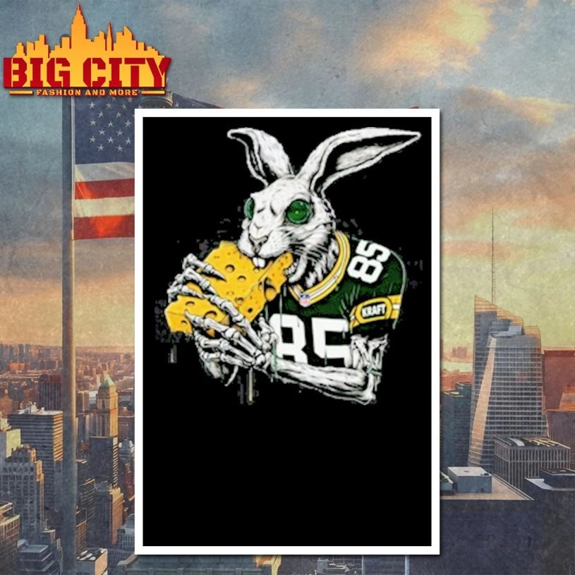 Tucker Kraft white pack Rabbit Zombie shirt