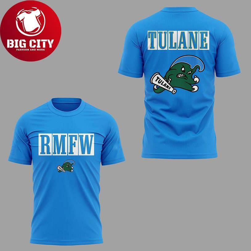 Tulane Green Wave 2025 City Edition Green Day Two Sided Shirt