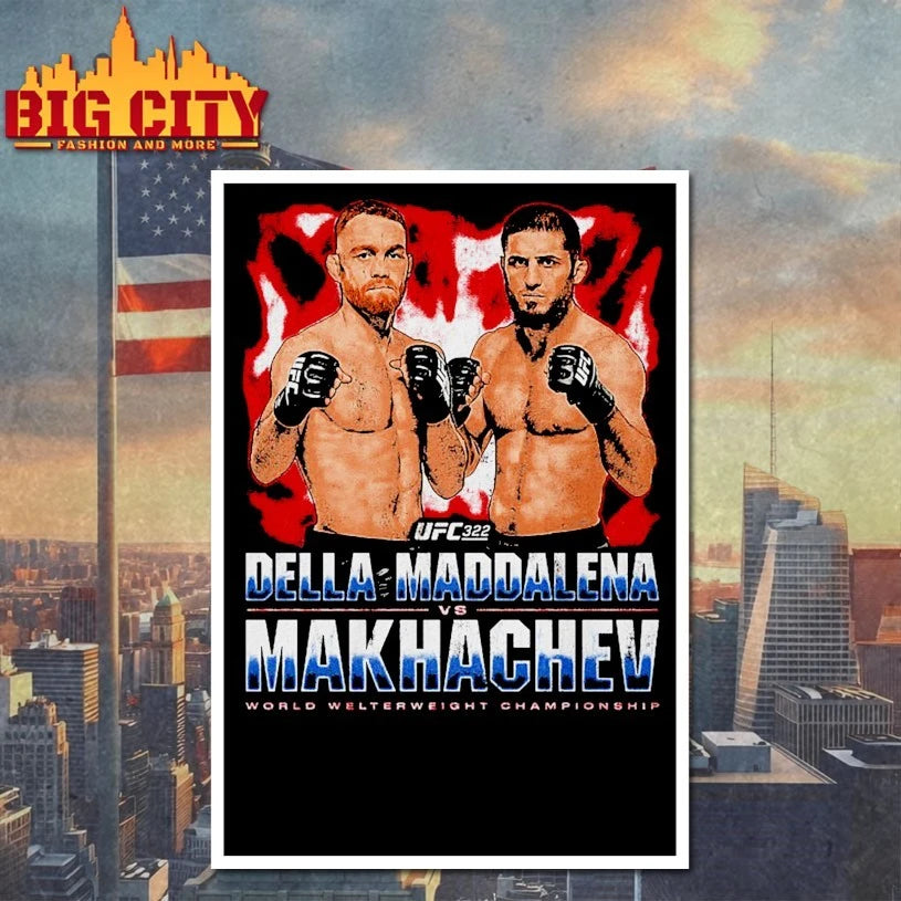 UFC 322 Della Maddalena Vs. Makhachev Vintage Shirt