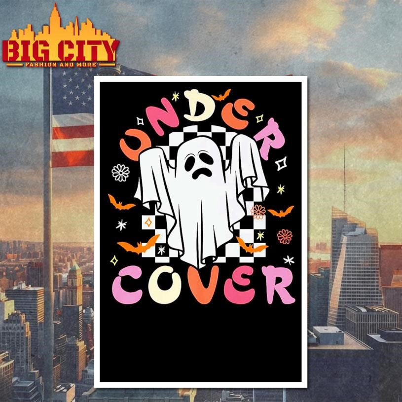 Under Cover Cute Ghost Funny Halloween Costume For Girls Premium Shirt
