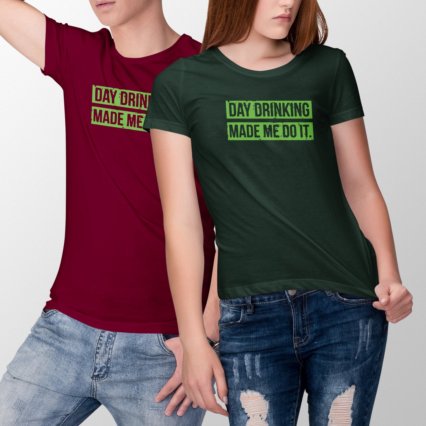 Day Drinking Made Me Do It Shirt Day Drinking Shirt St Patricks Day Drinking Shirt