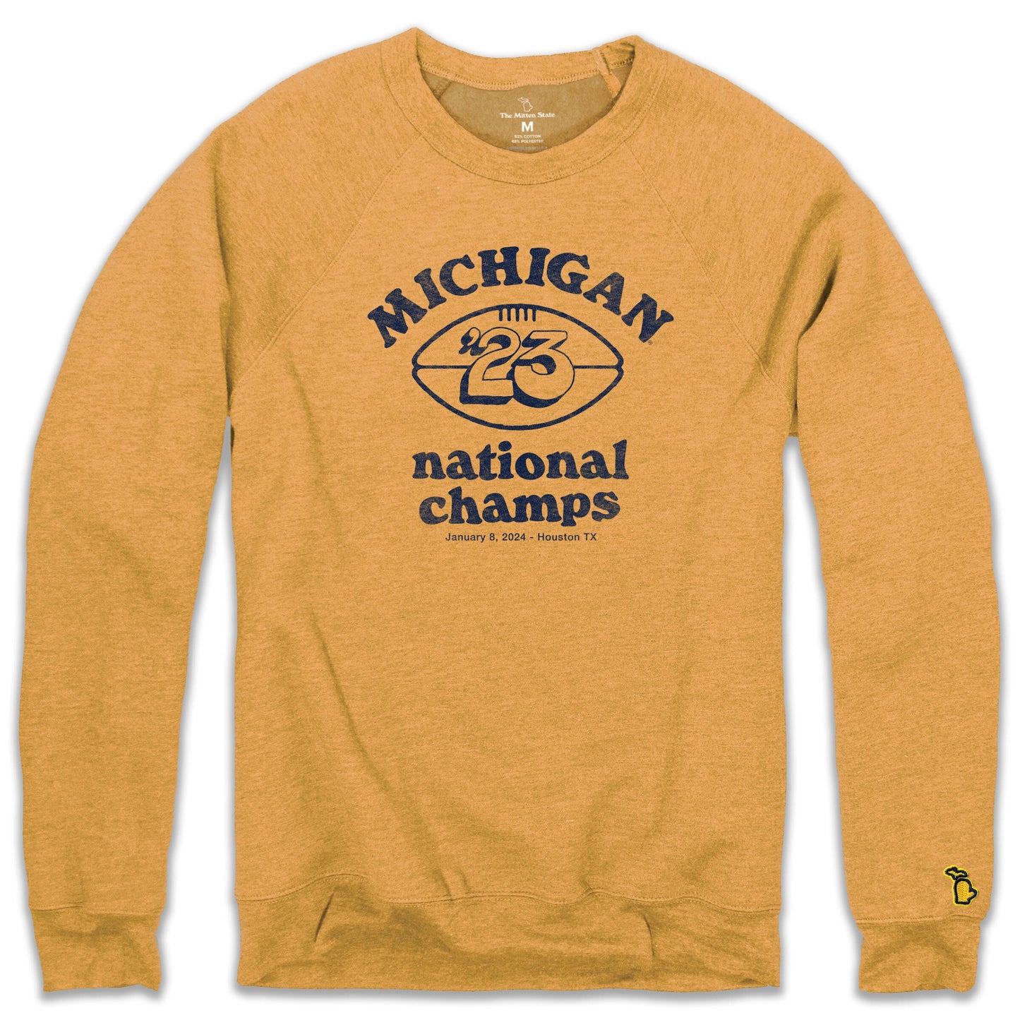 UofM - '23 CHAMPS FLEECE SWEATSHIRT (UNISEX)