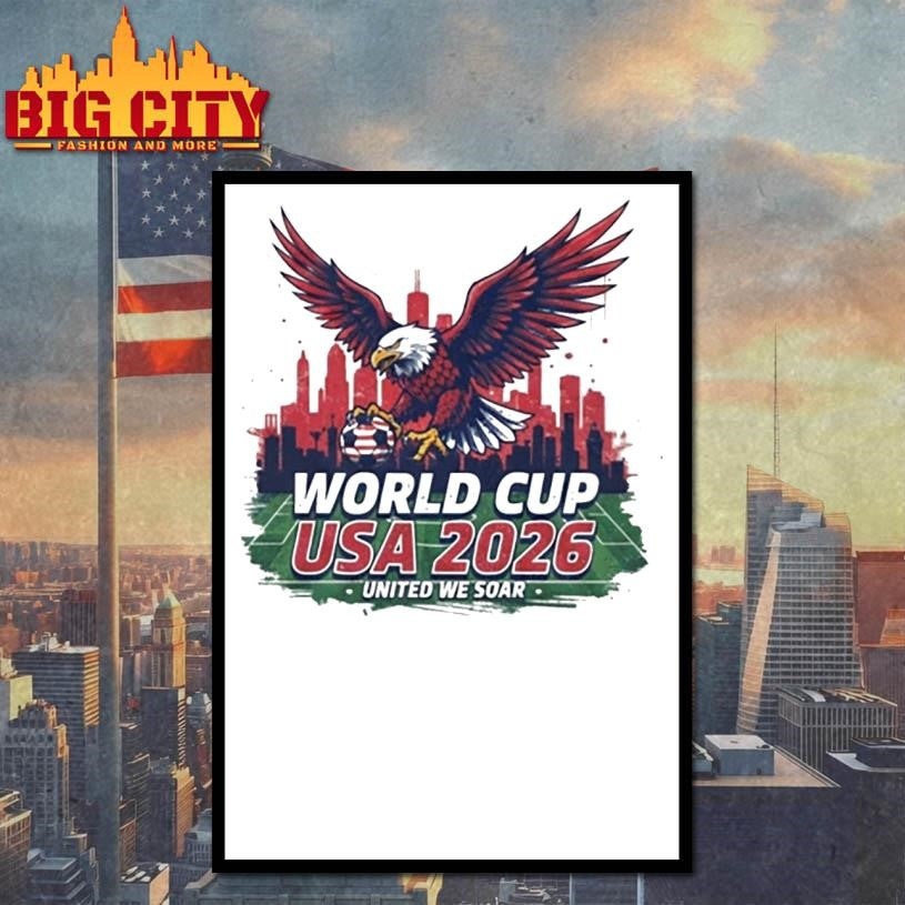 Usa 2026 World Cup Eagle Soccer United We Soar Shirt