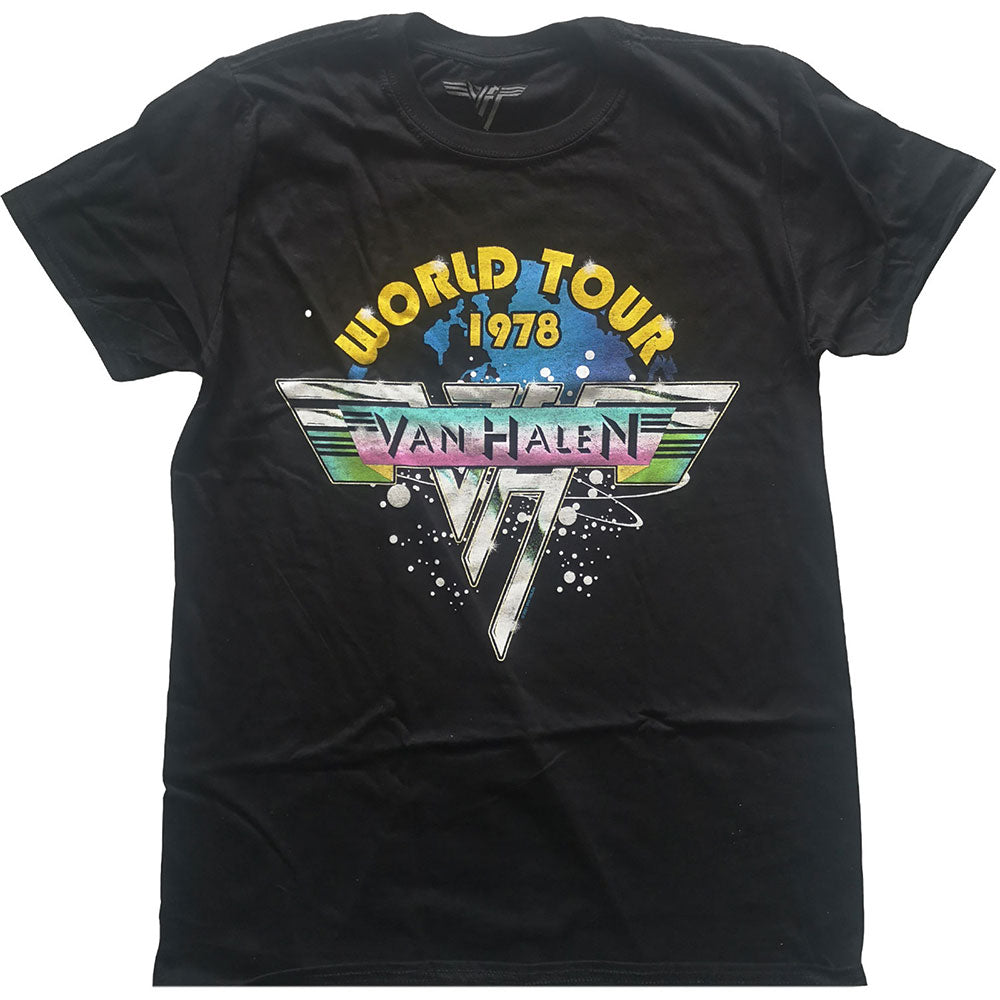 Van Halen | Official Band T-Shirt | World Tour '78 Full Colour