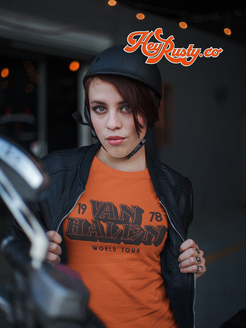 Nirvana Ladies T-Shirt: Yellow Happy Face Style002
