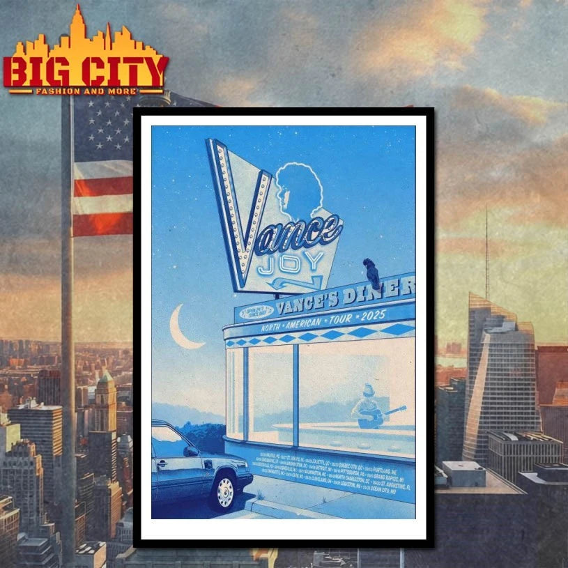 Vance Joy Poster North American Tour 2025 shirt
