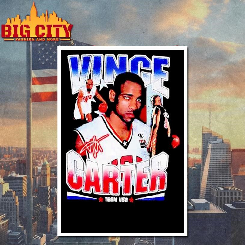 Vince Carter Usa Basketball Team Usa Signature Shirt