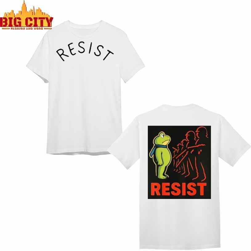 Vintage Portland 2025 Resist Portland Frog Protest Shirt