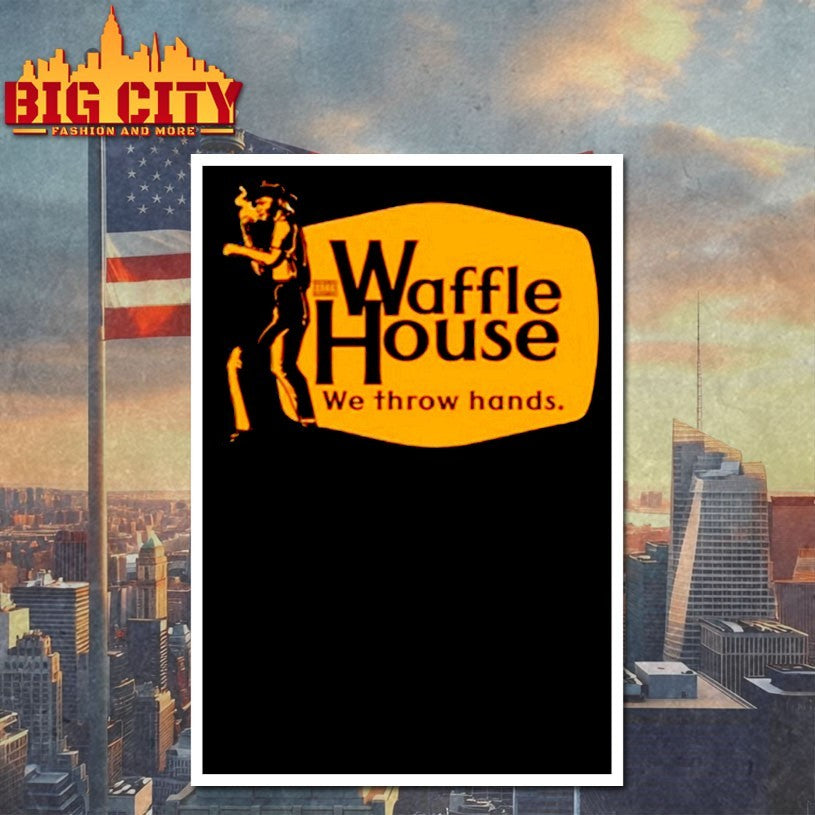 Waffle House We Throw Hands Shirt