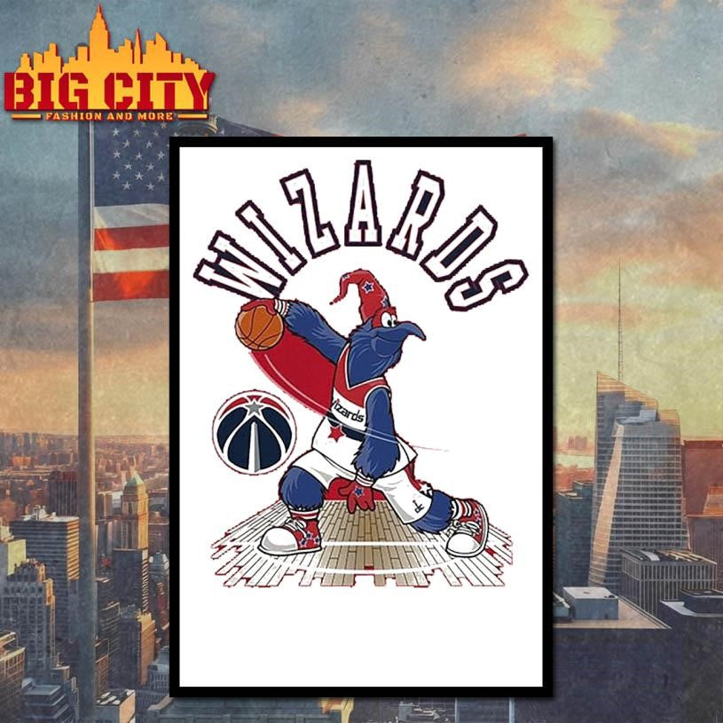 Washington Wizards Mascot On Court 2025 shirt