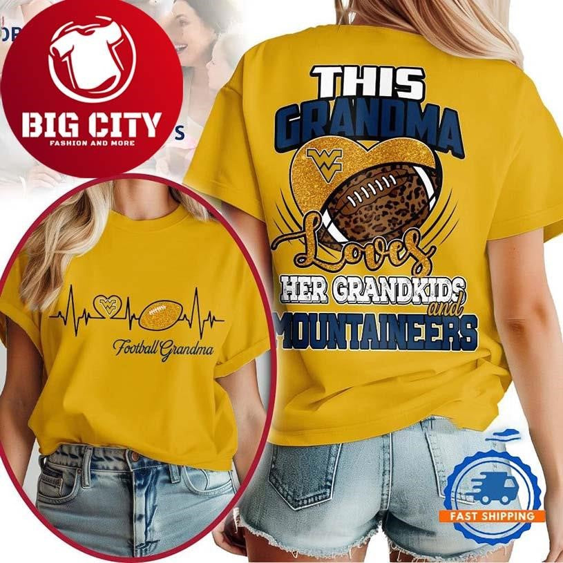 West Virginia Mountaineers 2025 NCAA Grandparents’ Day 2025 New Two Sided Shirt