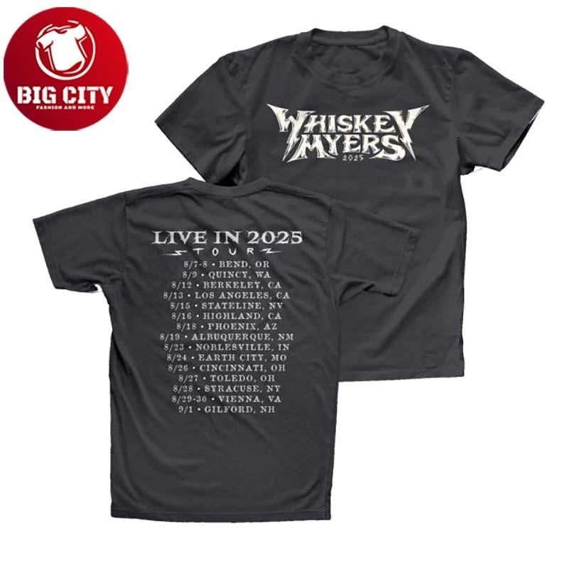 Whiskey Myers Whiskey Myers Live In 25 Tour Two Sided Shirt