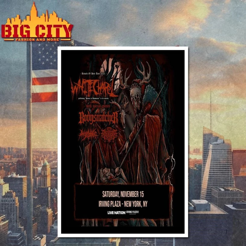 Whitechapel Nov 15 2025 The Irving Plaza Powered By Verizon 5G Poster shirt