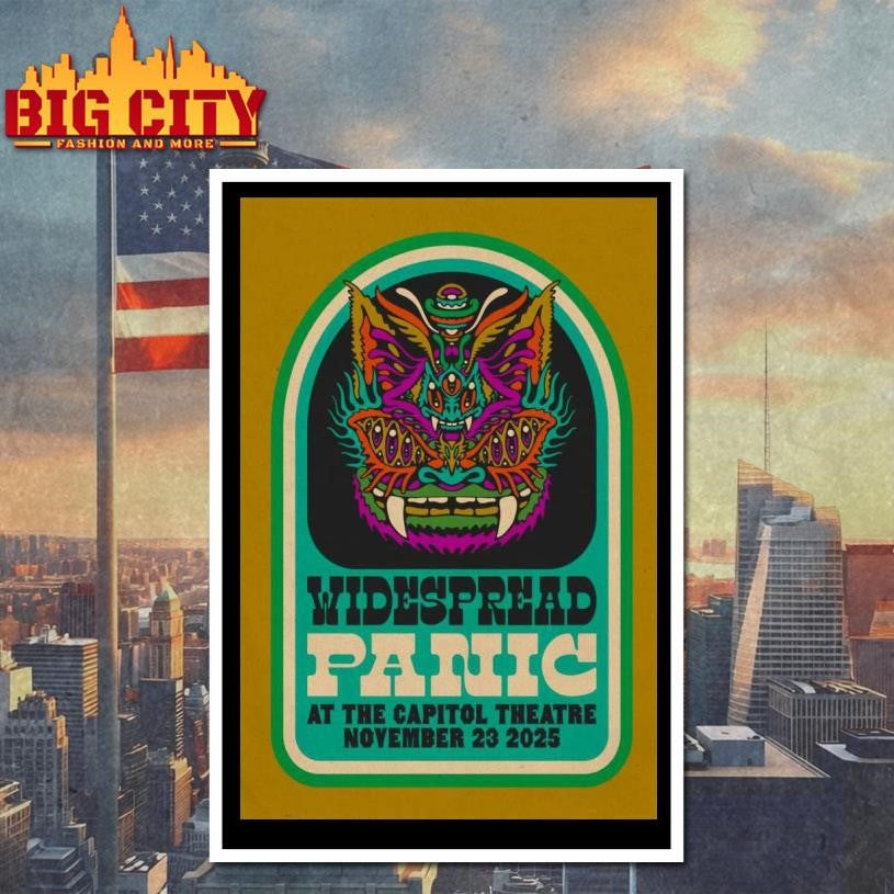 Widespread Panic At Capitol Theatre On Nov 23 2025 Poster Shirt