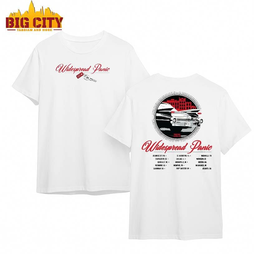 Widespread Panic Tour 2025 Two Sided Shirt