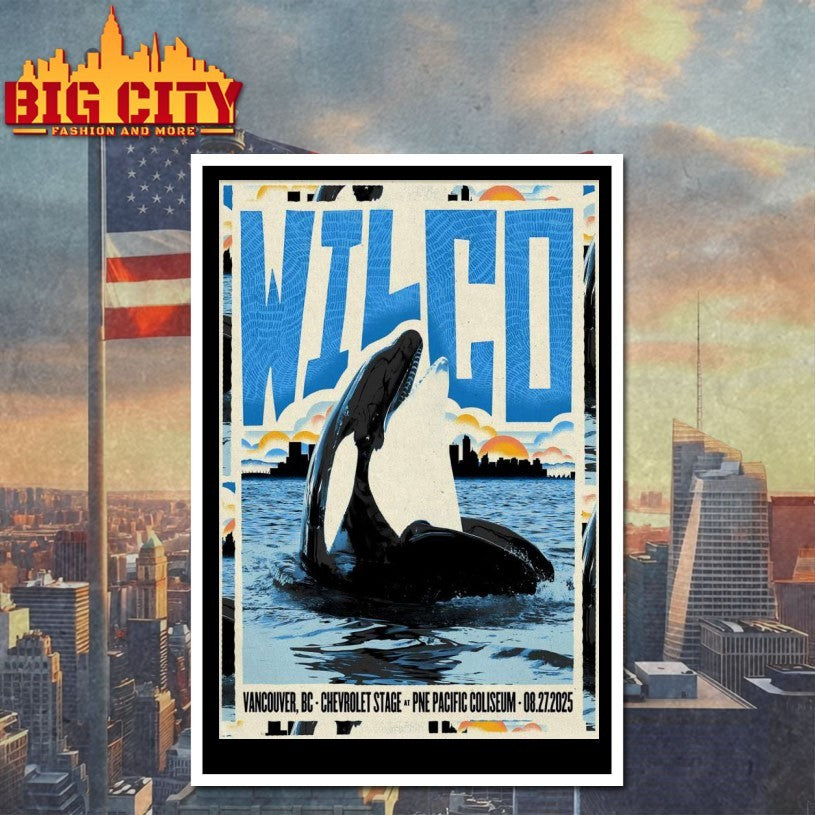 Wilco Aug 27 2025 PNE Pacific Coliseum in Vancouver BC Poster Shirt