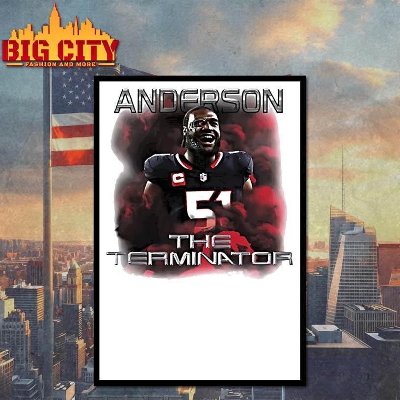 Will Anderson Jr The Terminator Houston Texans Football Shirt