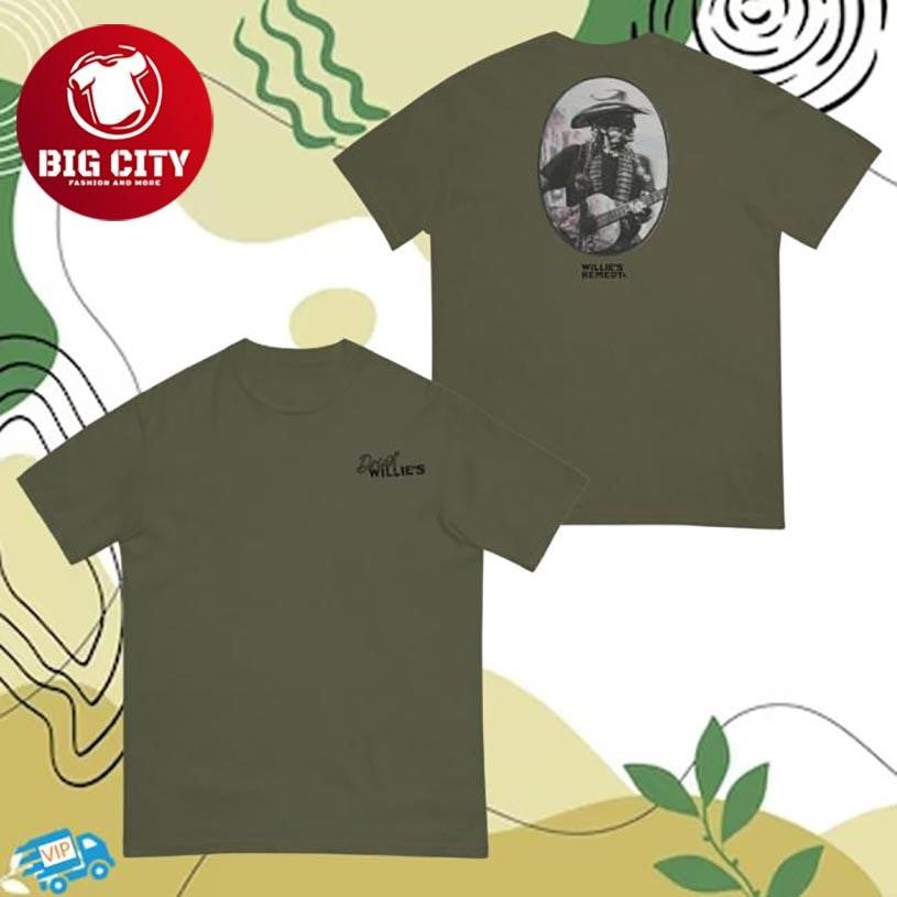 Willie’s Remedy Outlaw Oval Two Sided Shirt
