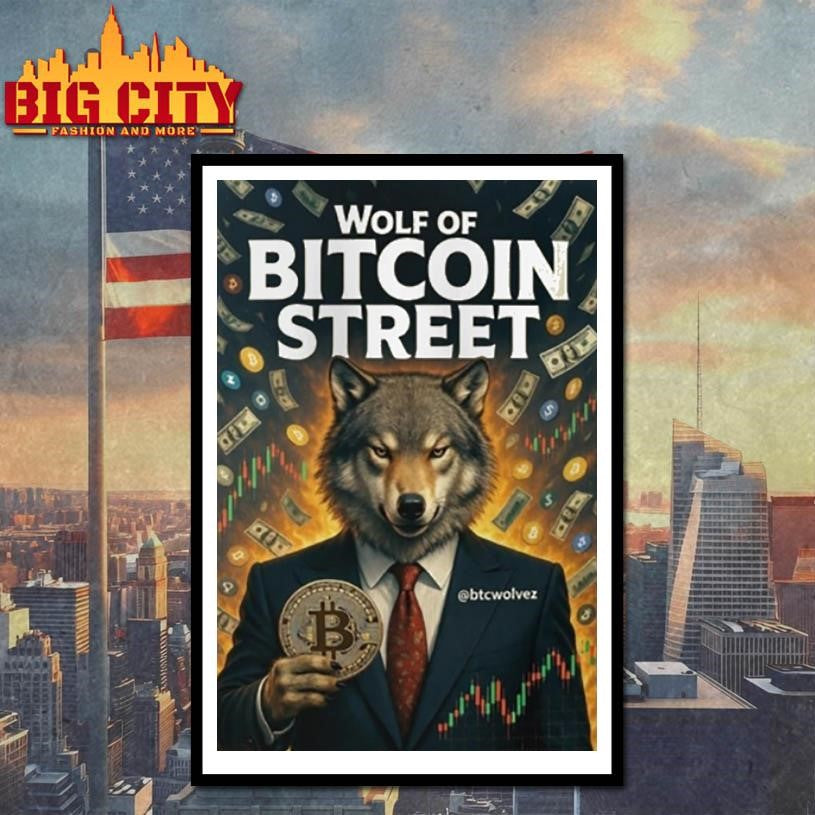Wolf Of Bitcoin Street Wolf Of Wall Street Shirt