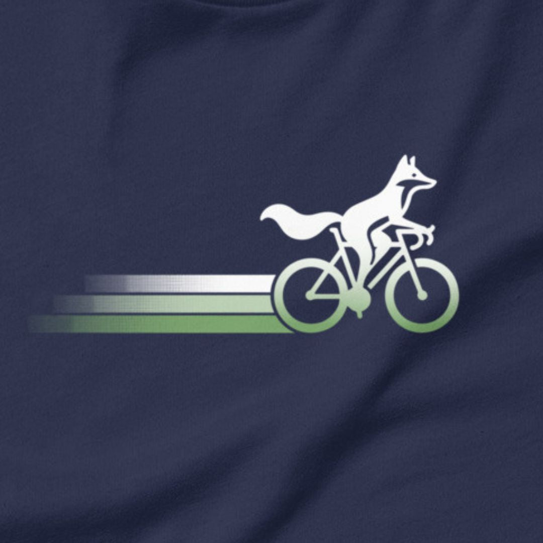 Woodland Cyclist Fox- Unisex T-shirt