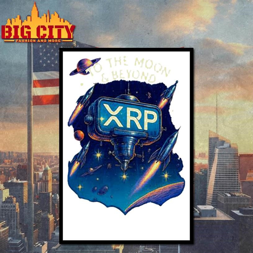 Xrp Crypto Odyssey – Space Era Digital Asset Shirt