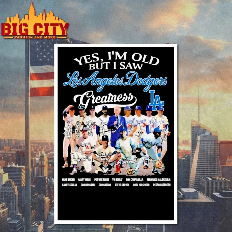 Yes I’m Old But I Saw Los Angeles Dodgers shirt