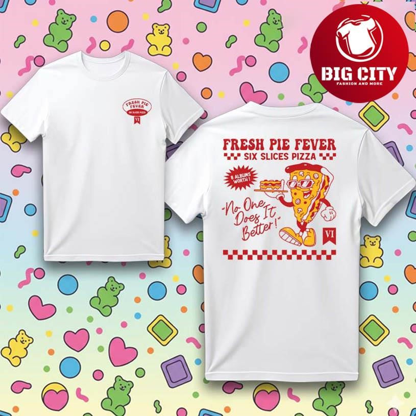 You Me At Six Pizza 2025 Two Sided Shirt