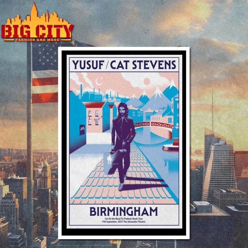Yusuf Cat Stevens September 11, 2025 The Alexandra in Birmingham, UK Poster shirt