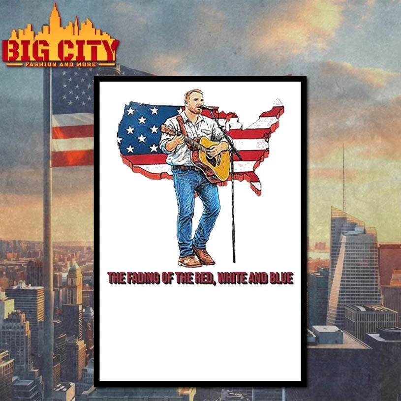 Zach Bryan The Fading Of The Red White And Blue Shirt