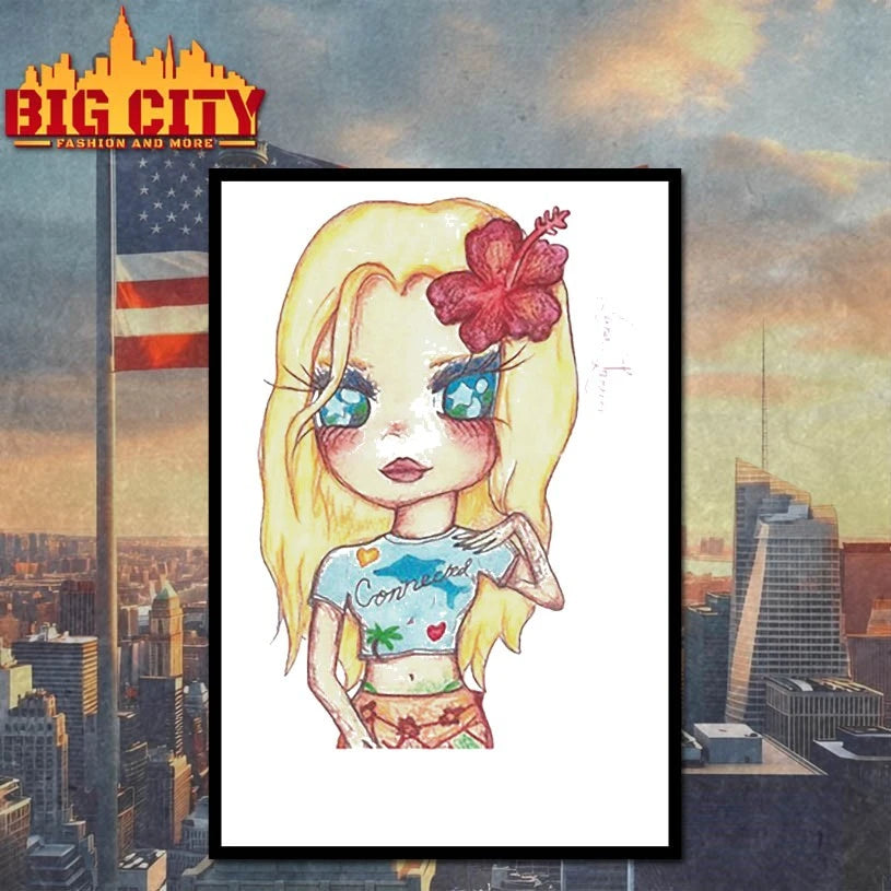 Zara Larsson wearing blonde princess shirt
