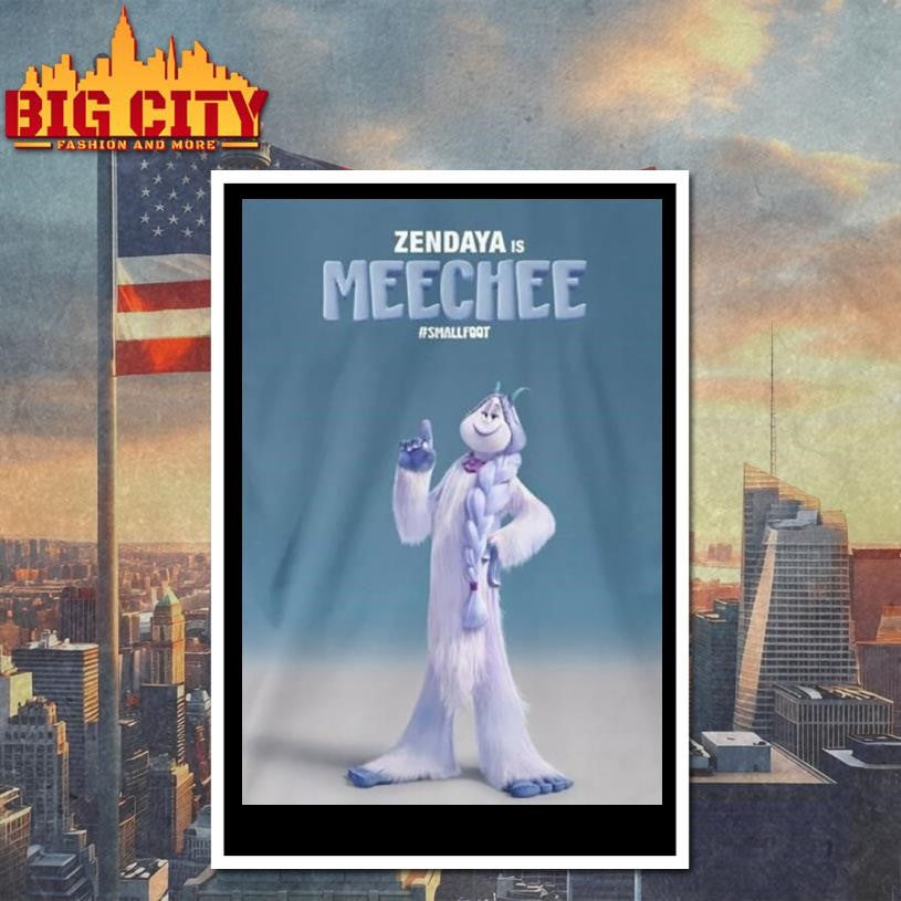 Zendaya Is Meechee In Smallfoot Shirt