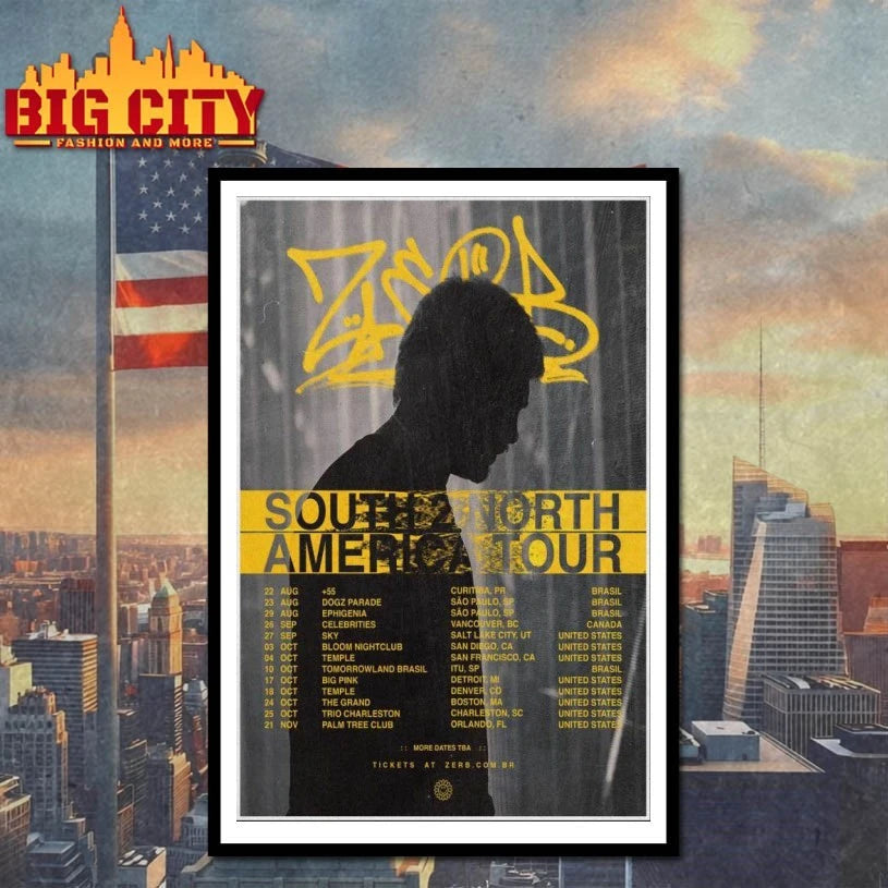 Zerb Fall Tour 2025 Poster shirt