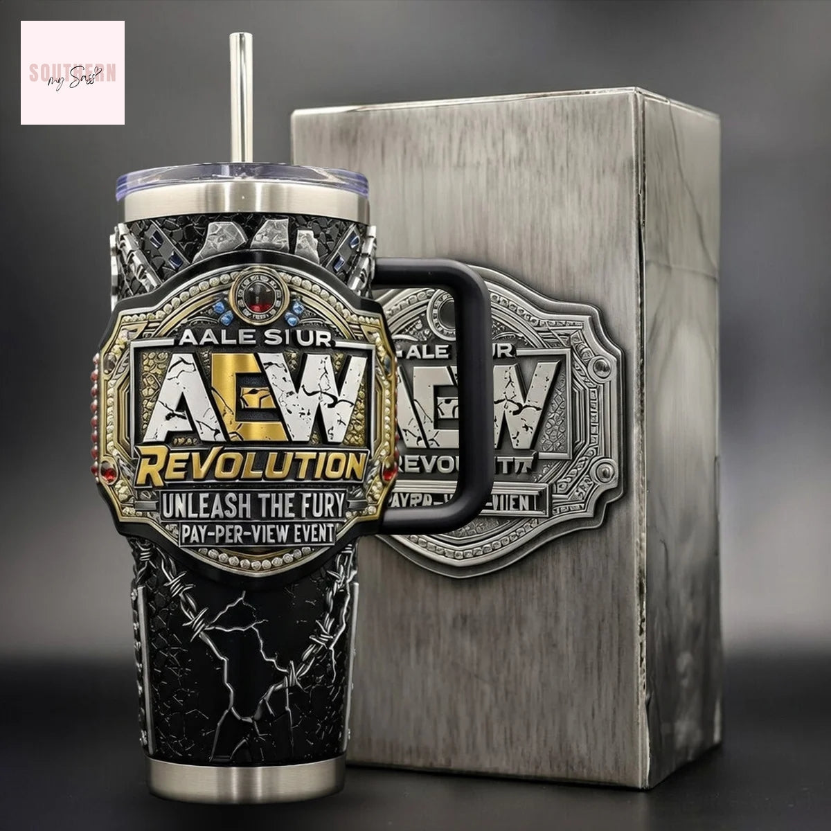 Aale Siur AEW Revolution Unleash The Fury Tumbler