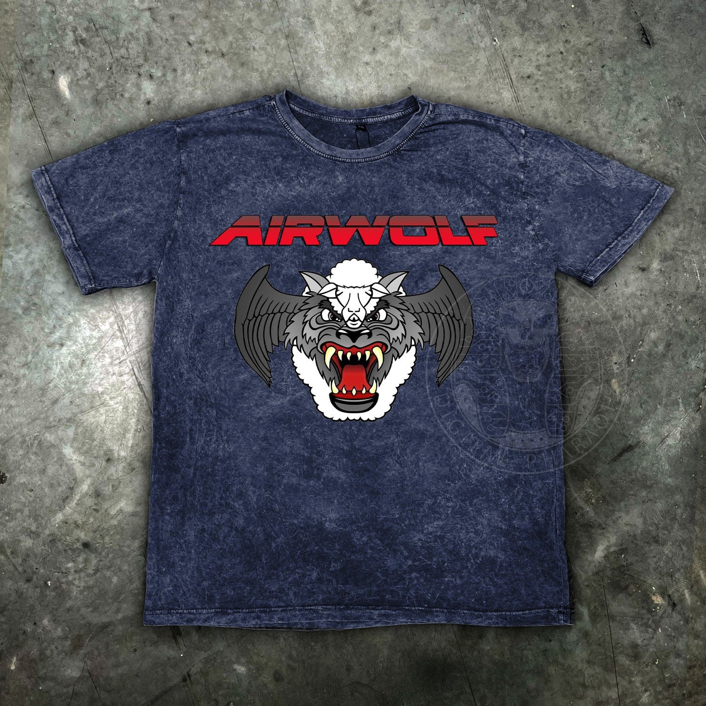 Airwolf Retro TV Distressed Mens T Shirt