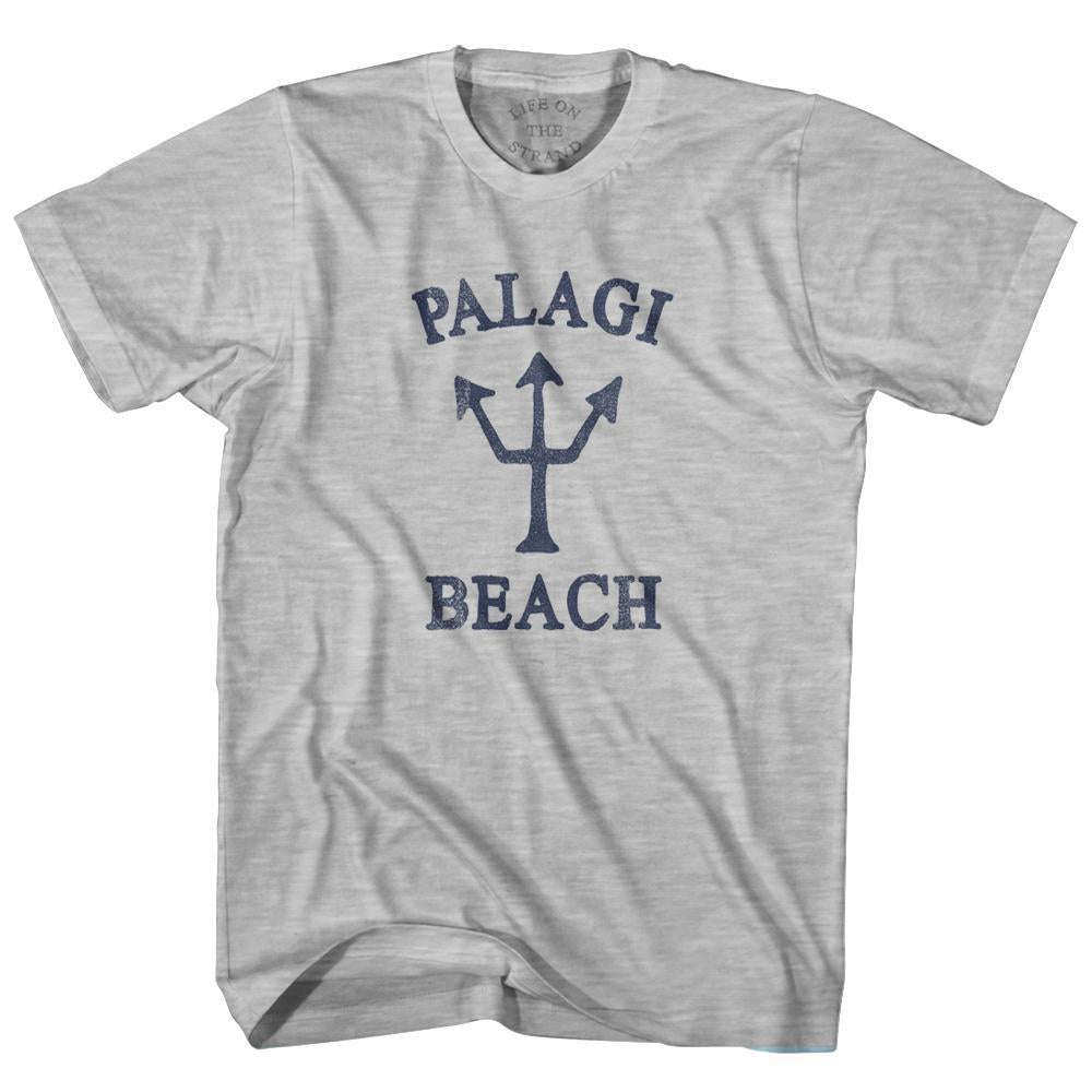 American Samoa Palagi Beach Trident Adult Cotton T-Shirt Style005